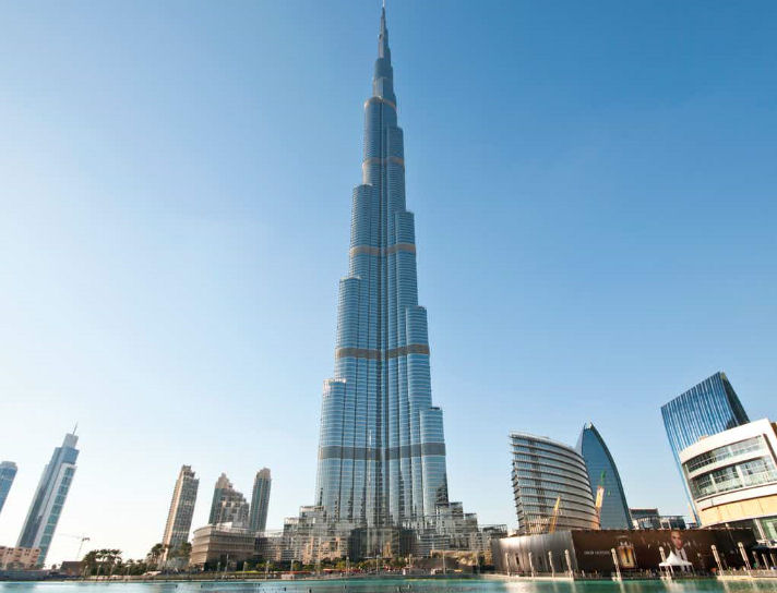 Foto van Burj Khalifa (Dubai)